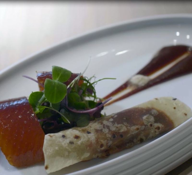 Cherry wood peking duck by Chef Tong Chee Hwee - 1