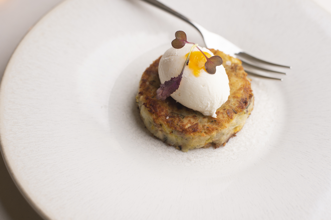 Bubble and Squeak Cakes by Michael Caines