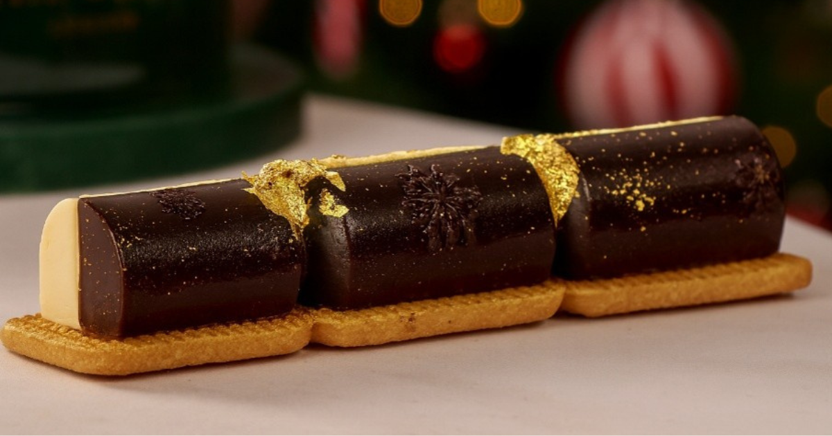 Christmas cracker in the afternoon tea at The Langham